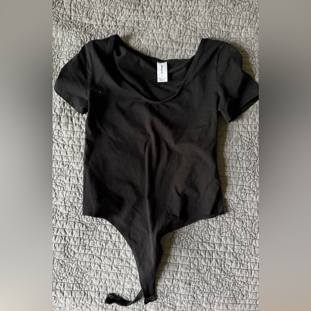 Abound Classic Black Bodysuit
